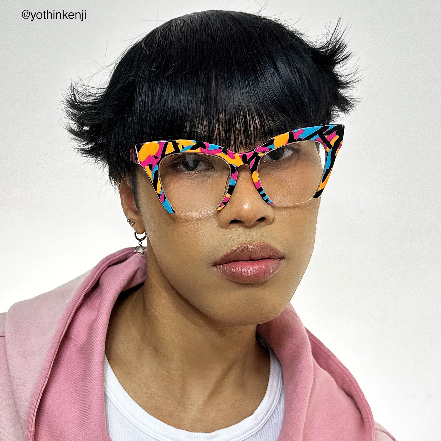 激レア!シャムキャッツ『VIRGIN GRAFFITI』summer eye Antoinette - Cat Eye Black/Tortoise Eyeglasses | Vooglam