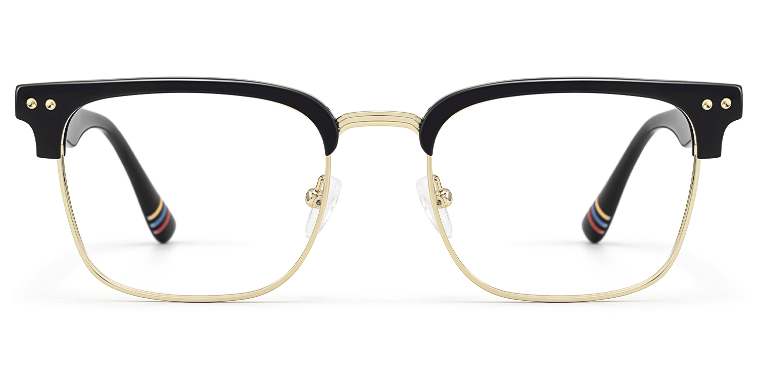 

Preppy - Rectangle Black Eyeglasses