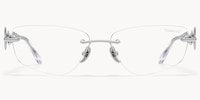 The Decoder - Geometric Silver Eyeglasses - 1