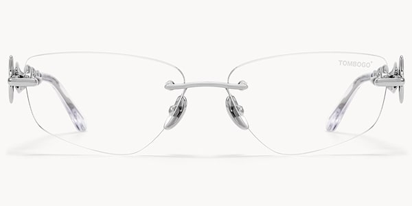 The Decoder - Geometric Silver Eyeglasses