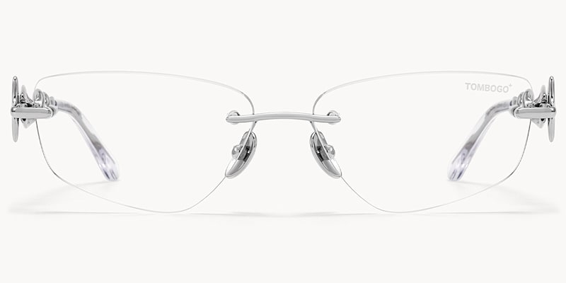 The Decoder - Geometric Silver Eyeglasses