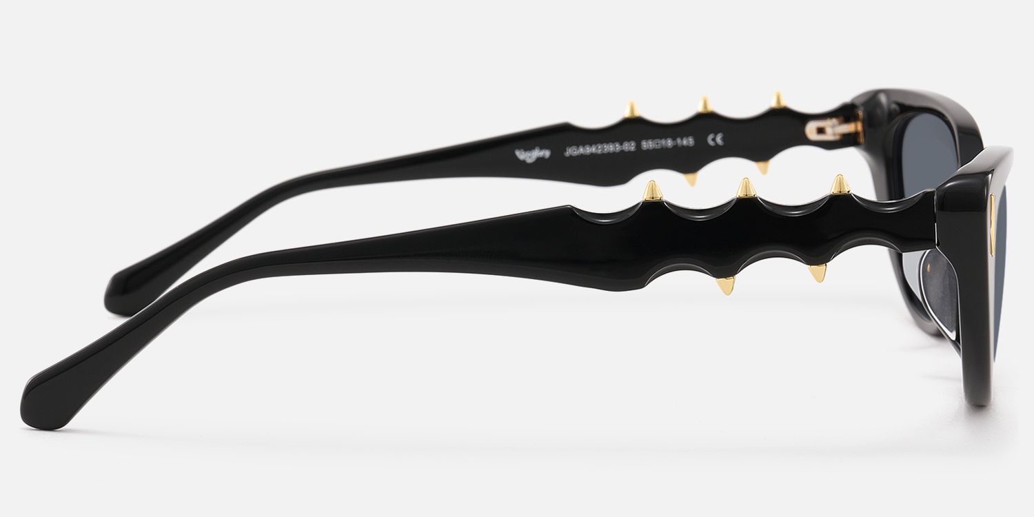 As If - Cat Eye Black Sunglasses product detail 3