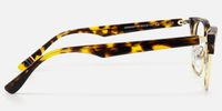 Preppy - Rectangle Tortoise Eyeglasses | Vooglam Side View