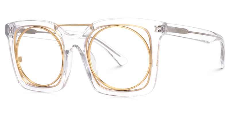 Gafnit - Aviator Crystal Eyeglasses