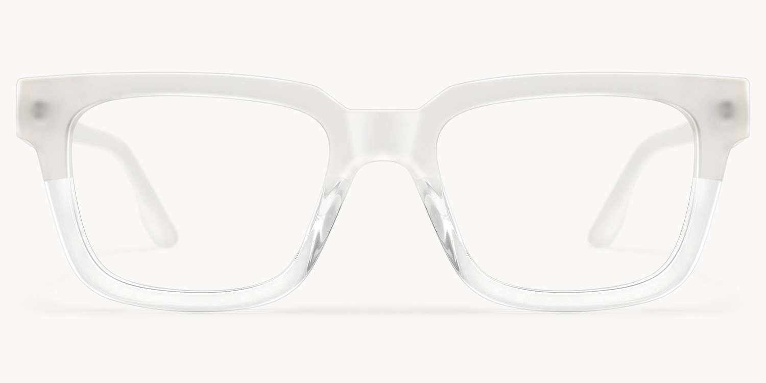 Strobe - Rectangle Transparent Eyeglasses
