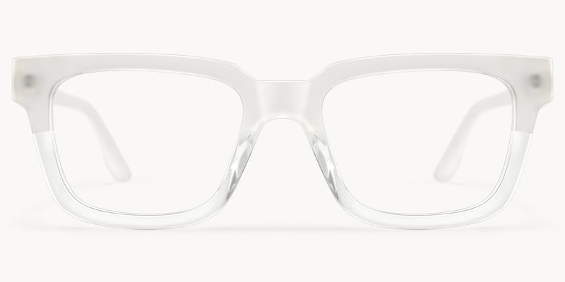 Strobe - Rectangle Transparent Eyeglasses