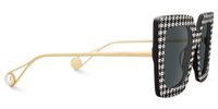Faustus - Square Pattern Sunglasses | Vooglam