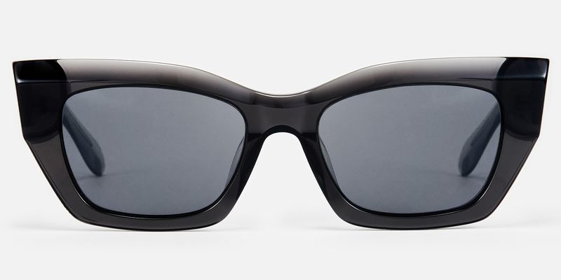 Velora - Cat Eye Grey Sunglasses | Vooglam