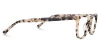 Eloy - Rectangle Tortoise Eyeglasses | Vooglam