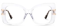 Iakopa - Square Crystal Eyeglasses | Vooglam Angle View