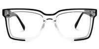 Derecho - Rectangle Crystal Eyeglasses | Vooglam Angle View