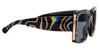 Borislav - Rectangle Multicolor Sunglasses | Vooglam