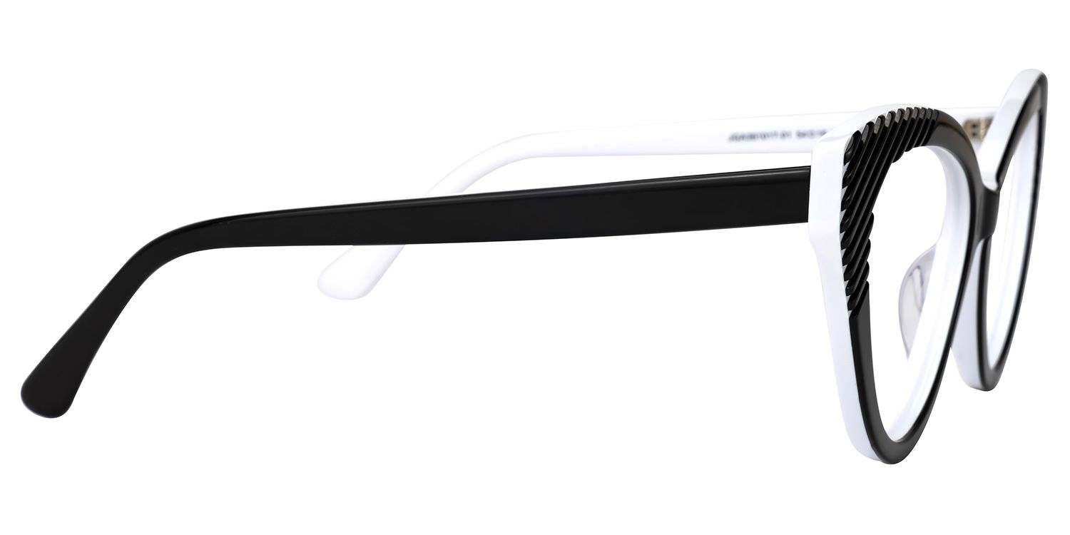 Danail - Cat Eye Black Eyeglasses | Vooglam 4