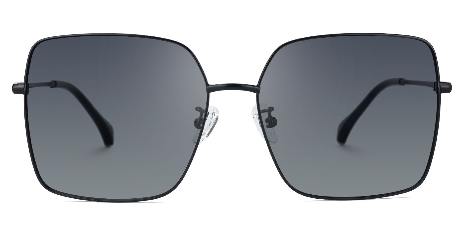 Elmer - Aviator Black Sunglasses | Vooglam Angle View