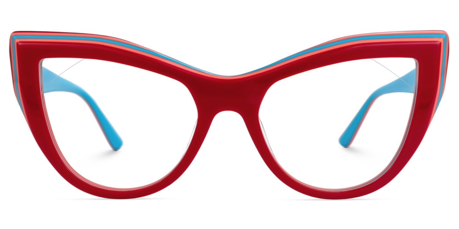 Ekewaka - Cat Eye Red Eyeglasses product detail 2