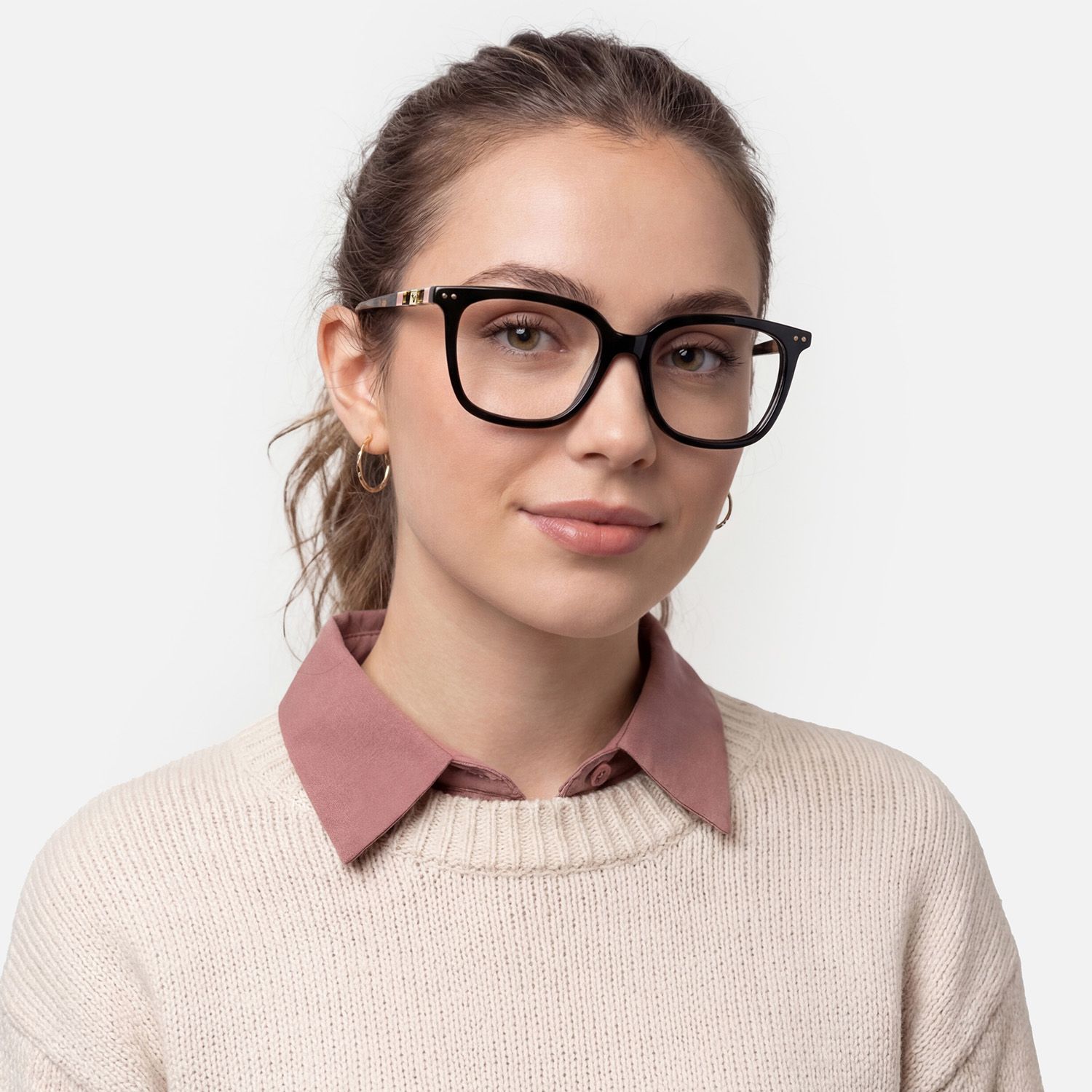 Explore the design story of Terra - Square Black Eyeglasses | Vooglam