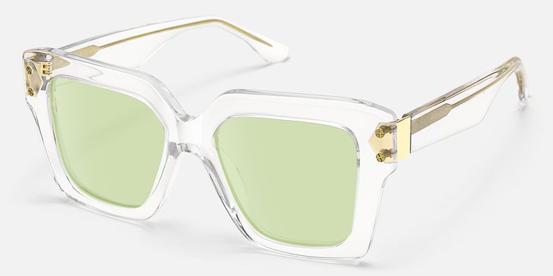 Azania - Square Crystal Eyeglasses | Vooglam