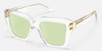 Azania - Square Crystal Eyeglasses | Vooglam Front View