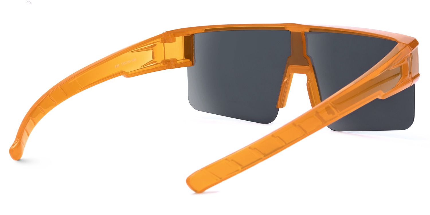 Nadim - Aviator Orange Fit Over Sunglasses | Vooglam Side View