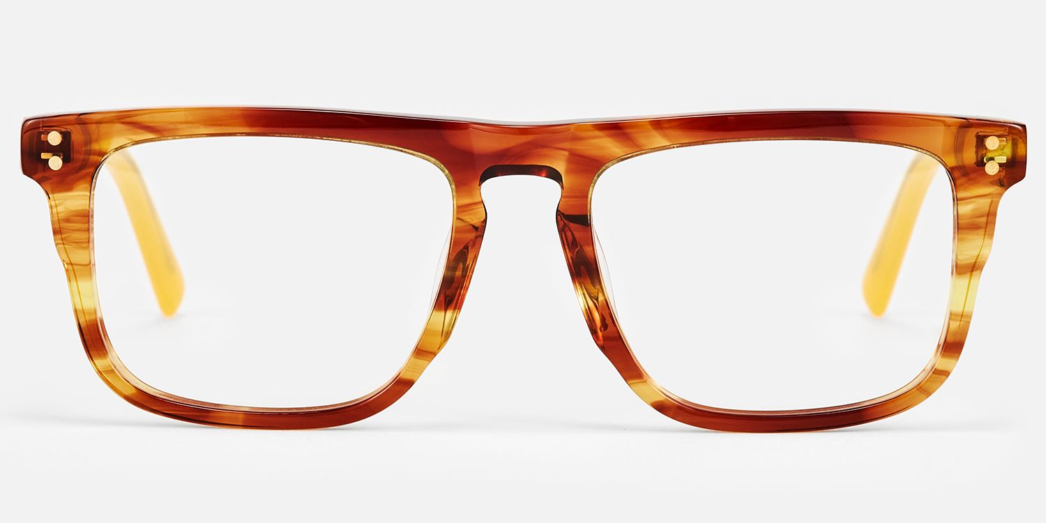 Charlotte - Rectangle Brown Eyeglasses product detail 2
