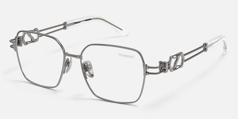 The Architect - Rectangle Black Eyeglasses