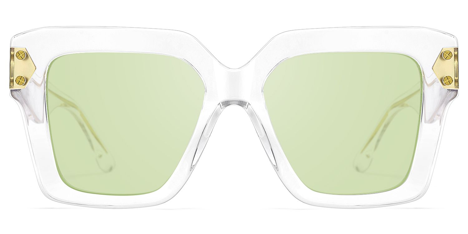 Azania - Square Crystal Eyeglasses | Vooglam Product Details 1