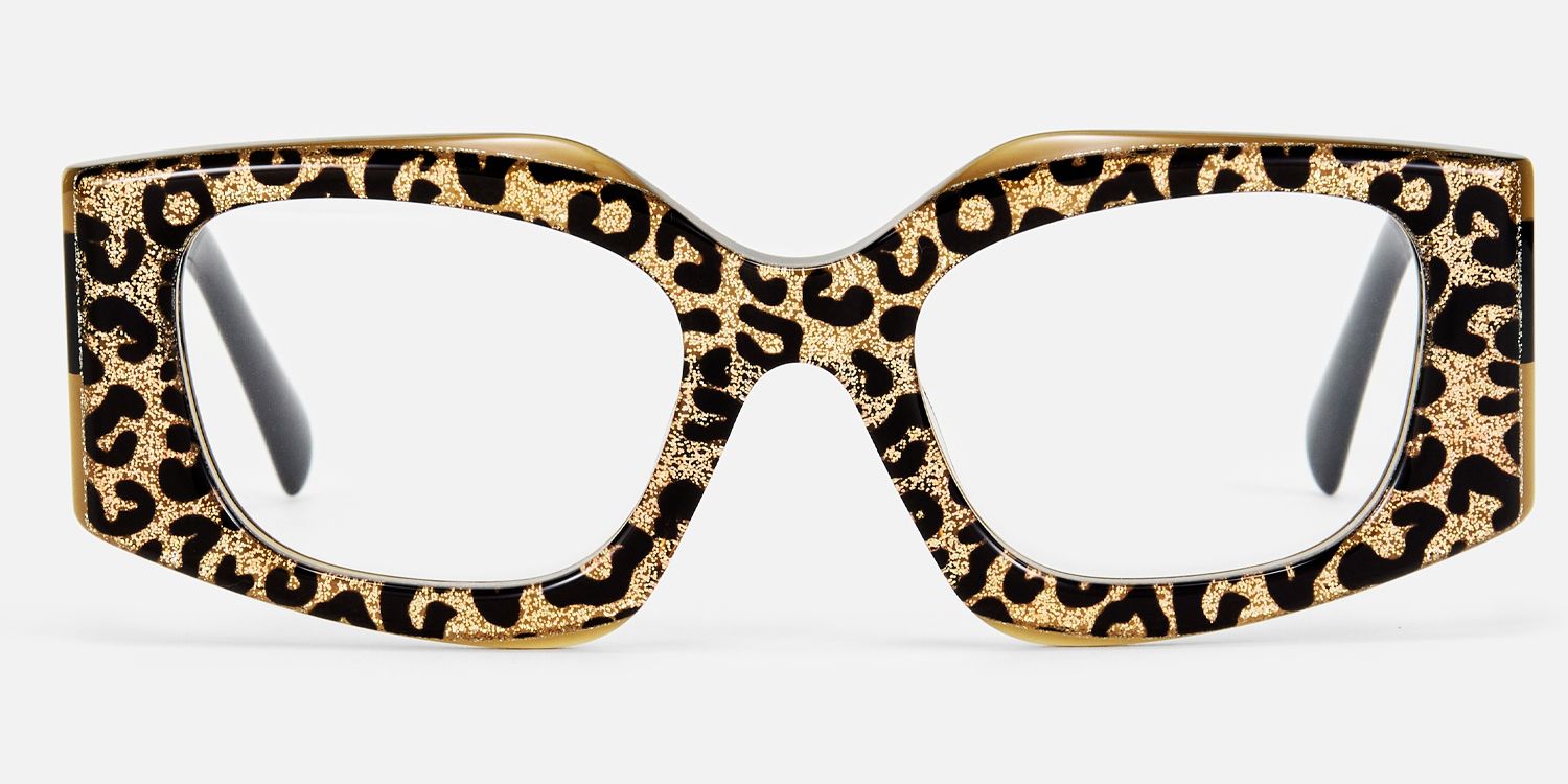 Tahlia - Geometric Tortoise Eyeglasses product detail 2
