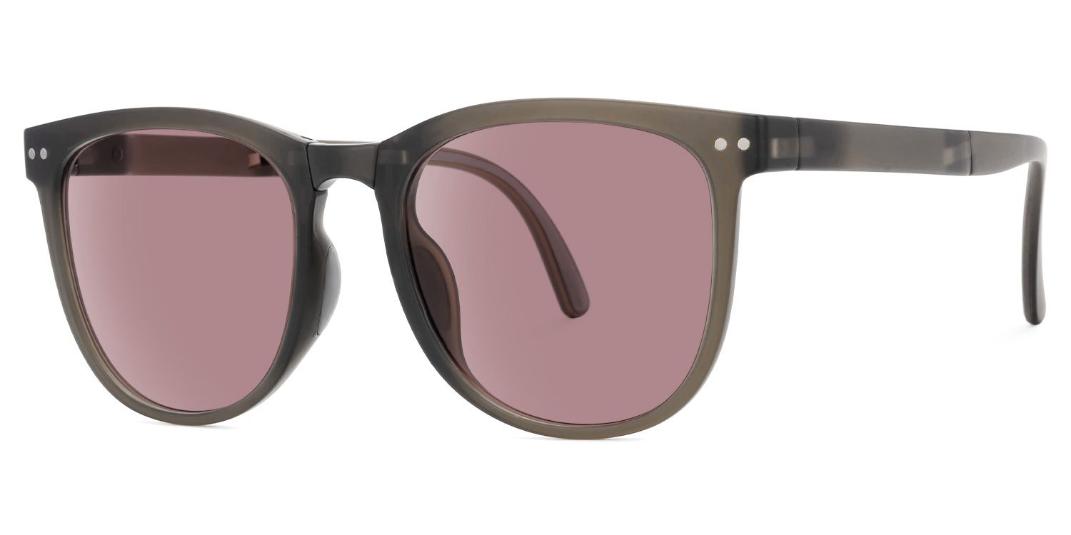 Jackopa - Square Purple Sunglasses | Vooglam Front View
