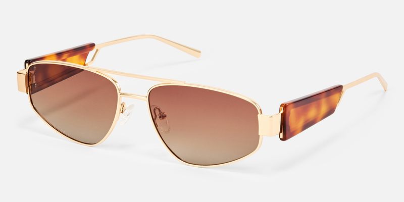Orbit - Aviator Gold Sunglasses