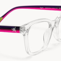 Coexist - Rectangle Crystal Eyeglasses - 5
