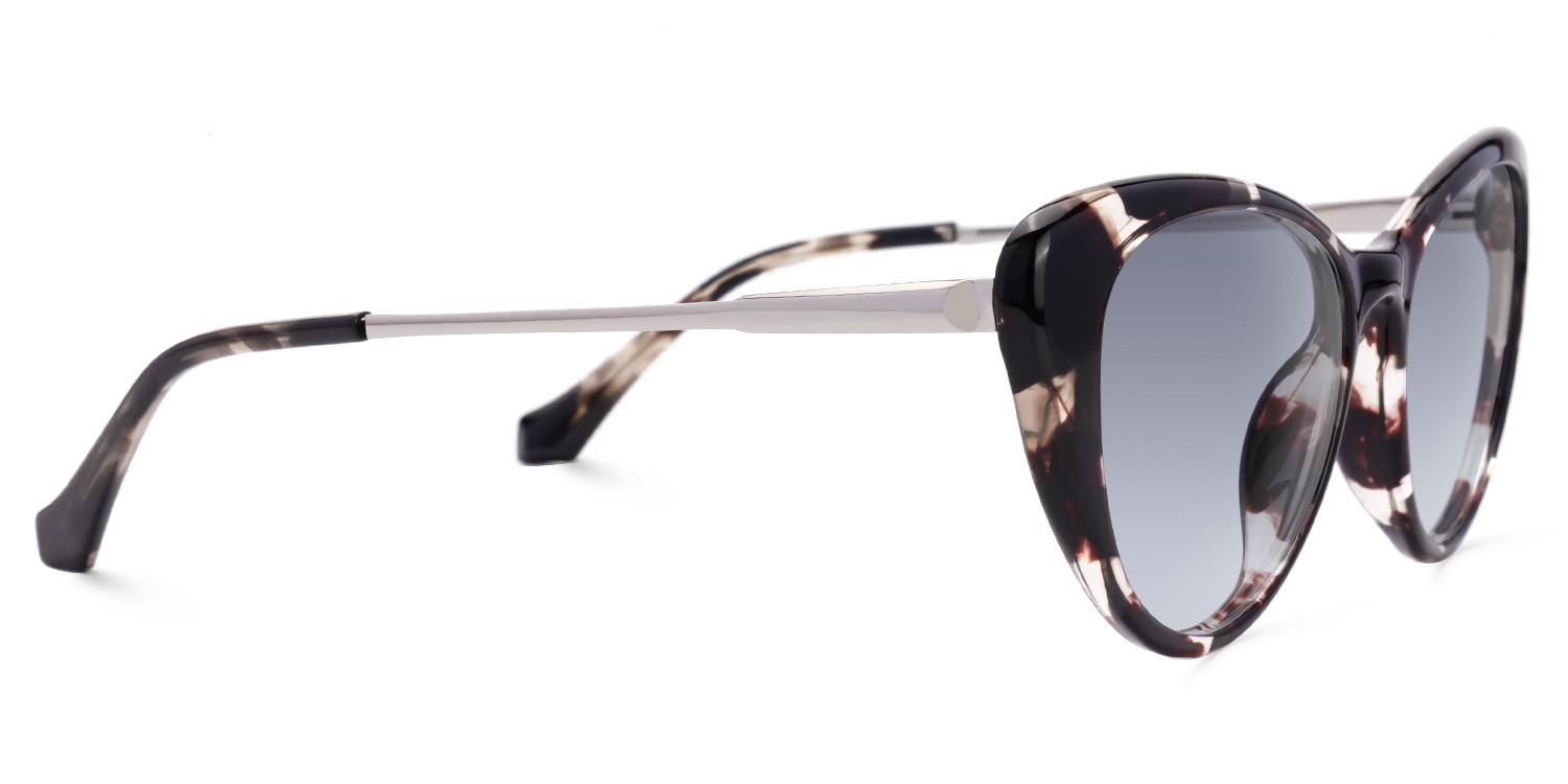 Kailano - Cat Eye Pattern Prescription Sunglasses - 4