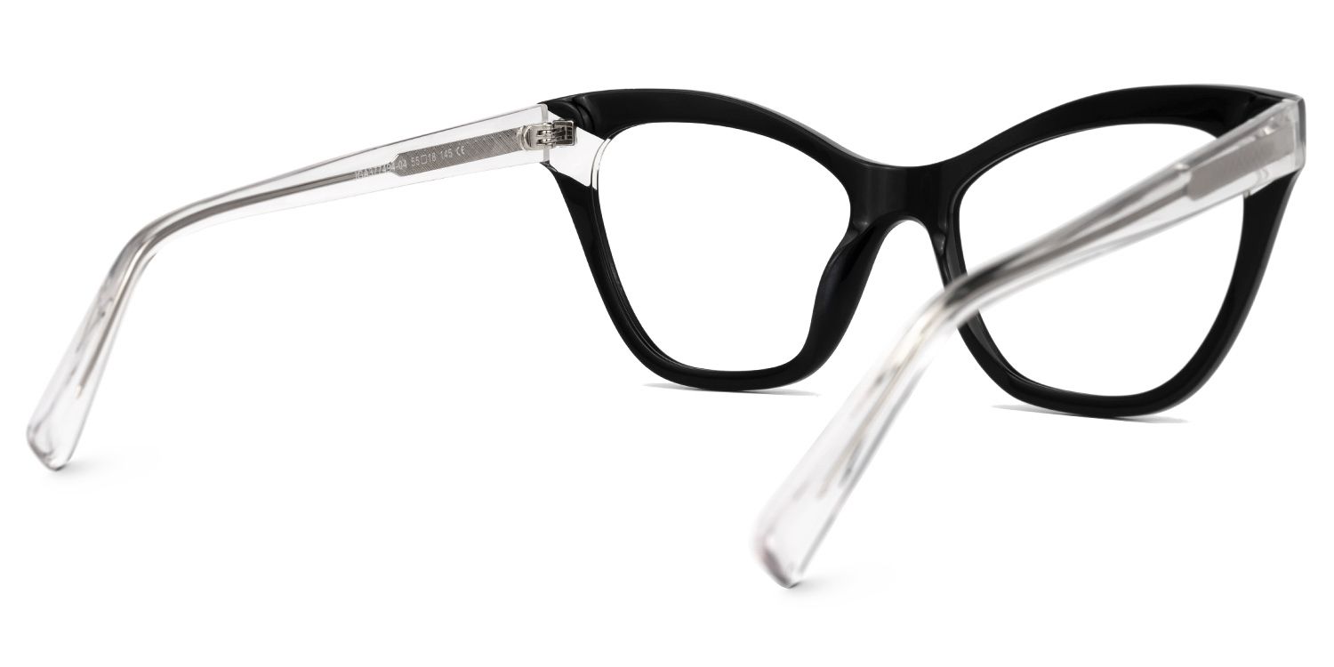 Butta - Cat Eye Black Eyeglasses product detail 3
