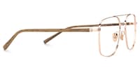 York - Aviator Gold Eyeglasses - 4