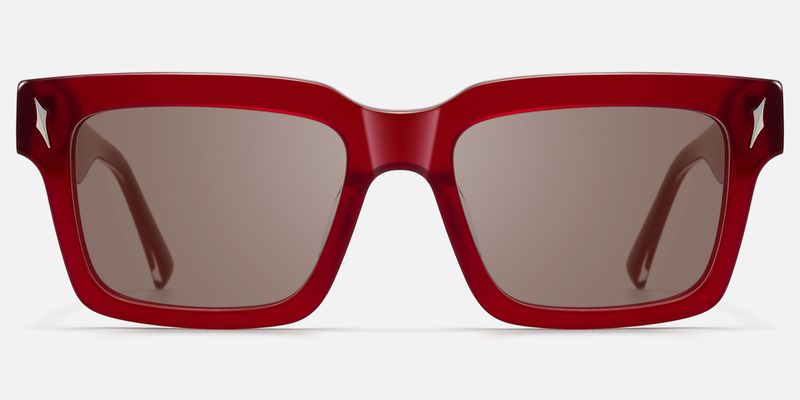 Razor - Rectangle Red Sunglasses