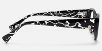 Meow - Cat Eye Black Eyeglasses | Vooglam Side View