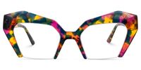 Aeneas - Cat Eye Multicolor Eyeglasses | Vooglam Angle View