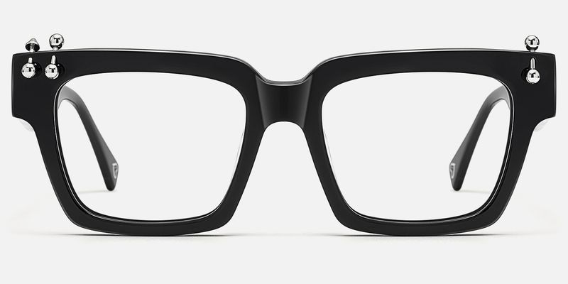 PIERCE - Square Black Eyeglasses