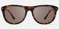 O'Keeffe - Vintage Aviator Tortoise Sunglasses | Vooglam Angle View