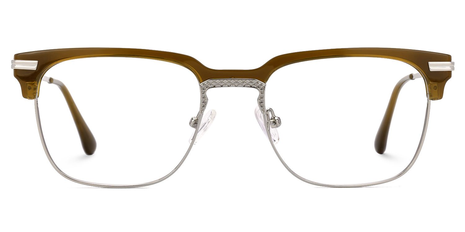 Fayruz - Browline Brown Eyeglasses product detail 2