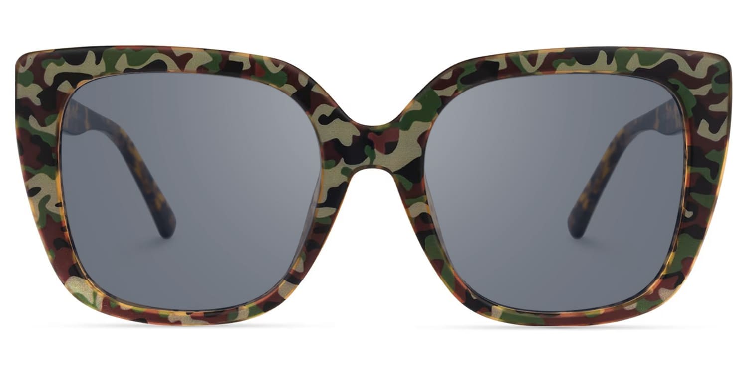 Sargent - Square Pattern Sunglasses - 1