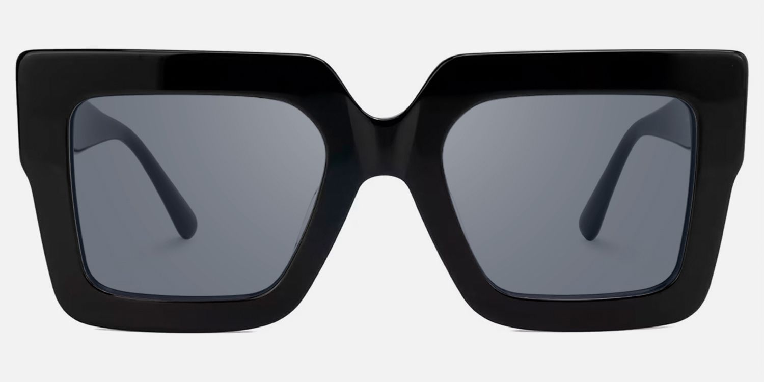Charisse - Square Black Sunglasses product detail 2