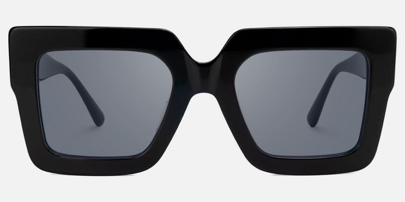 Charisse - Square Black Sunglasses