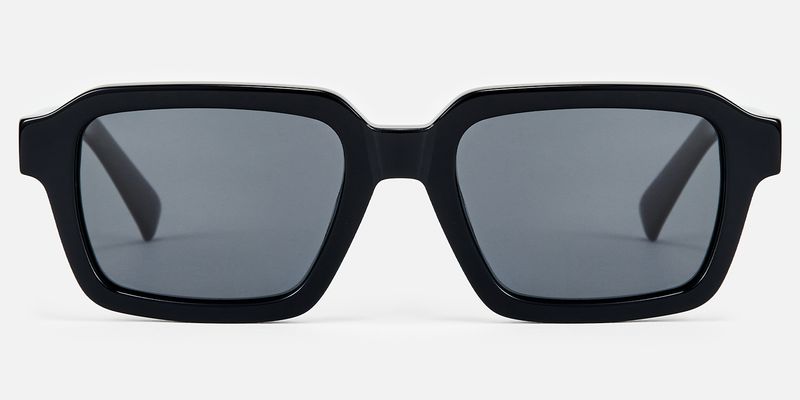 Jet - Rectangle Black Sunglasses