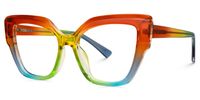Celaya - Rectangle Multicolor Eyeglasses | Vooglam Front View