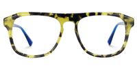 Elden - Aviator Tortoise Eyeglasses | Vooglam Angle View