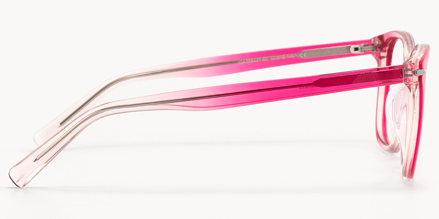 Holo - Square Pink Eyeglasses - 4