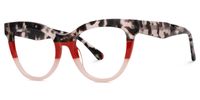 Gafna - Cat Eye Tortoise Eyeglasses | Vooglam Front View