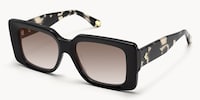 Kente - Rectangle Black Sunglasses - 2