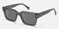 Covenant - Rectangle Gray Sunglasses | Vooglam Front View