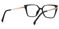 Efharis - Cat Eye Black Eyeglasses | Vooglam Side View